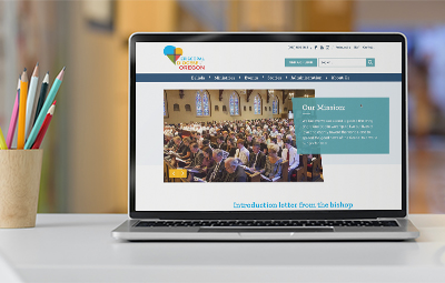 Homepage Redesign, Episcopal Diocese of Oregon through Epic Design Labs